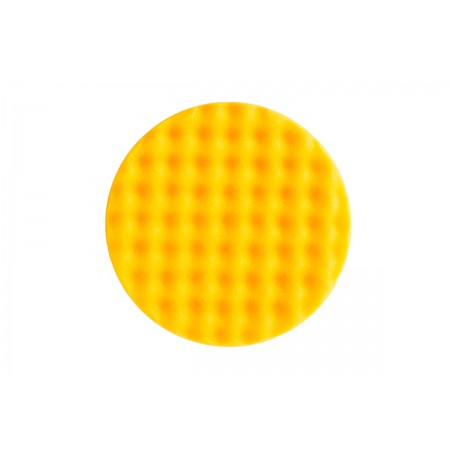 Mirka Polarshine 150 x 25mm Yellow Waffle Foam Polishing Pads (Pack of 2)